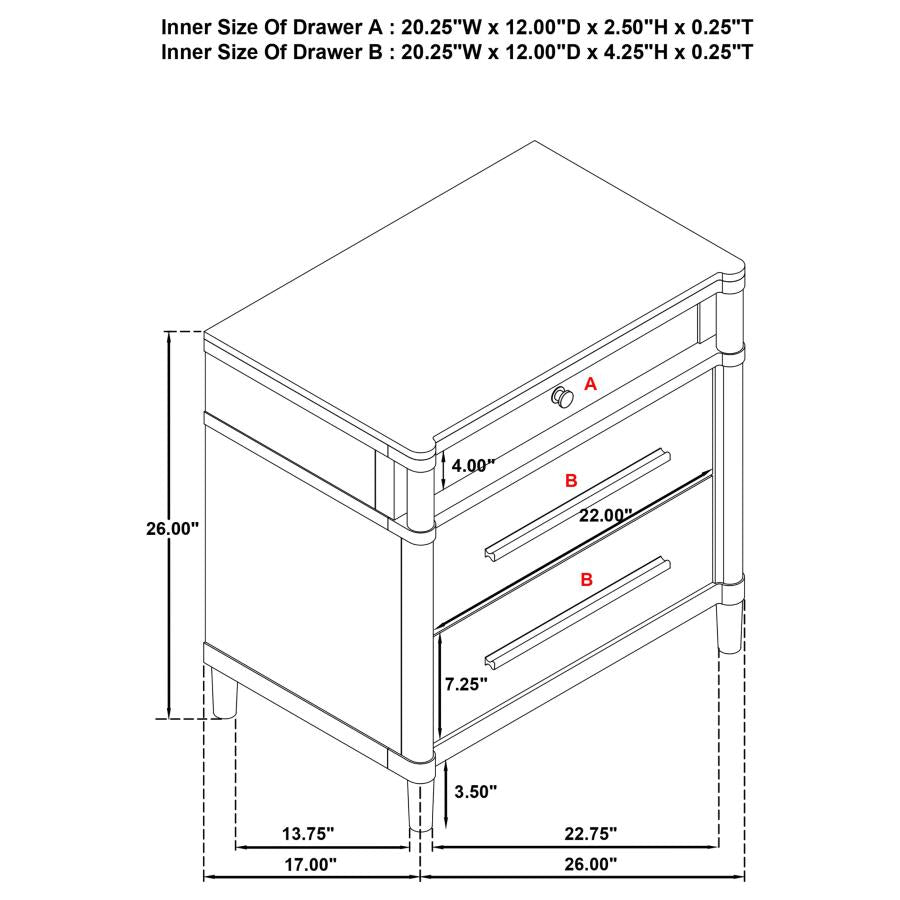 Gracemont White 5-Piece Queen Bedroom Set by Coaster at Eve Furniture