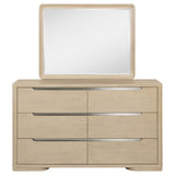 Ladera Light Elm 6-drawer Bedroom Dresser and Mirror