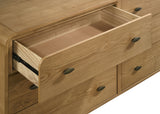 Robyn Light Ash 6-drawer Bedroom Dresser and Mirror