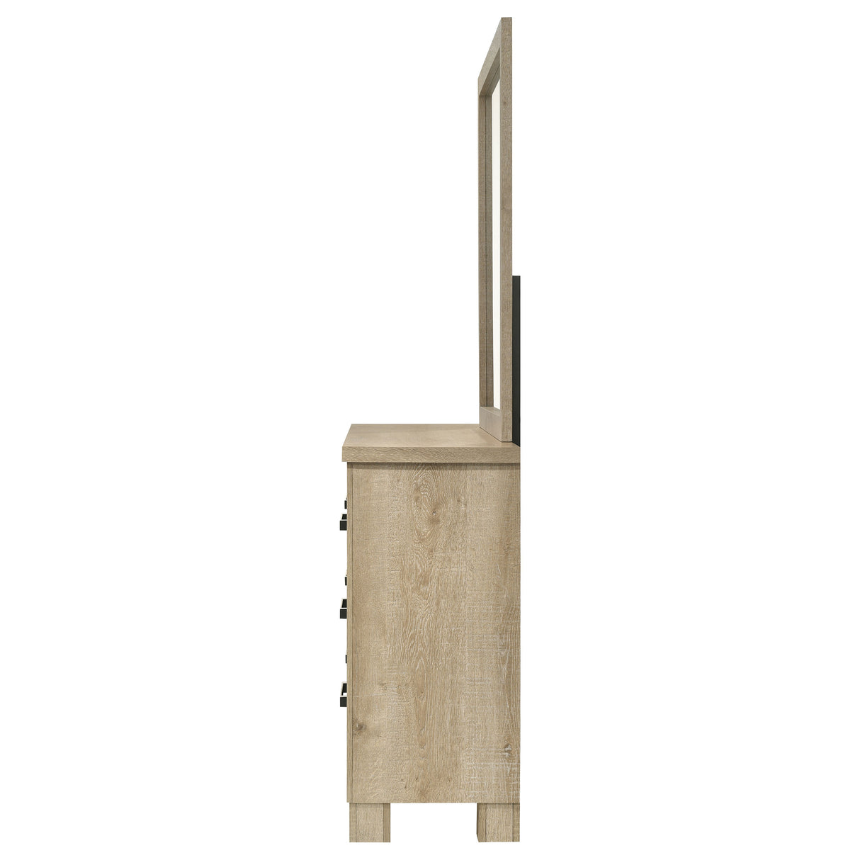 Oakglen Weathered Oak 6-drawer Bedroom Dresser and Mirror