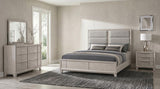 Farre Washed Grey 4-Piece Eastern King Bedroom Set by Coaster at Eve Furniture