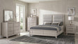 Farre Washed Grey 5-Piece Eastern King Bedroom Set by Coaster at Eve Furniture