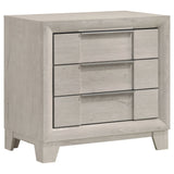 Farre Washed Grey 5-Piece Eastern King Bedroom Set