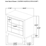 Farre Washed Grey 4-piece Queen Bedroom Set by Coaster at Eve Furniture