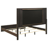 Etienne Walnut 5-Piece Eastern King Bedroom Set by Coaster at Eve Furniture