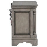Cresswell Weathered Taupe 3-drawer Nightstand Bedside Table