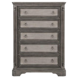 Cresswell Weathered Taupe 5-drawer Chest of Drawers
