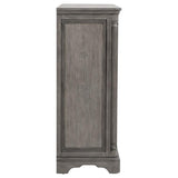 Cresswell Weathered Taupe 4-drawer Door Chest with Hidden Storage by Coaster at Eve Furniture
