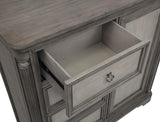 Cresswell Weathered Taupe 4-drawer Door Chest with Hidden Storage by Coaster at Eve Furniture