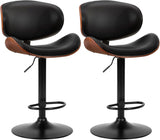 Orin Black/Brown Adjustable Barstool Set by Happy Homes at Eve Furniture