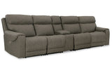 Starbot Fossil 5-Piece Power Reclining Sectional