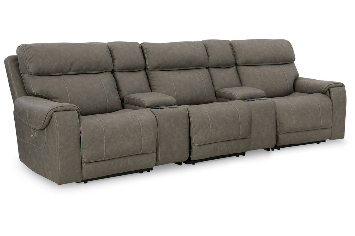 Starbot Fossil 5-Piece Power Reclining Sectional