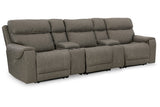 Starbot Fossil 5-Piece Power Reclining Sectional