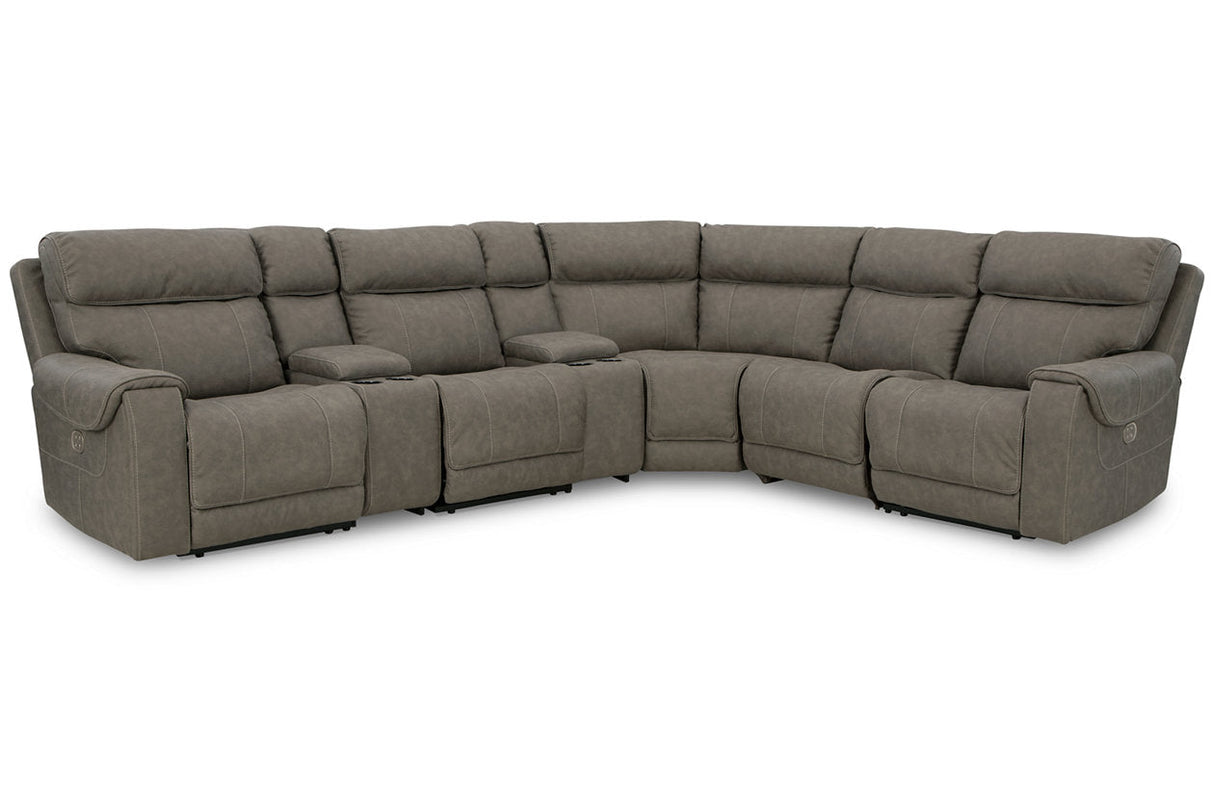 Starbot Fossil 7-Piece Power Reclining Sectional