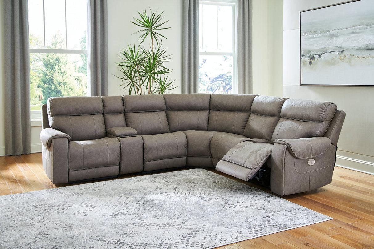 Starbot Fossil 6-Piece Power Reclining Sectional