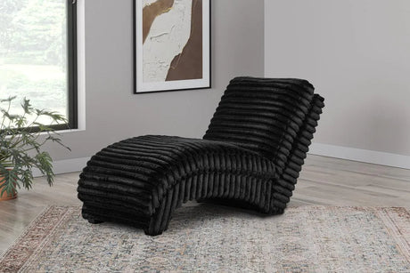 Flexora Black Fabric Chaise by Happy Homes at Eve Furniture