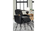 Center Point Black Recliner