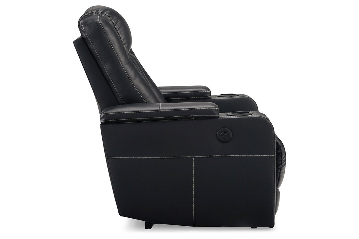 Center Point Black Recliner