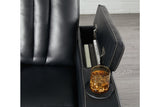 Center Point Black Recliner