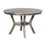 Amina Champagne Round Dining Table by Furniture of America at Eve Furniture