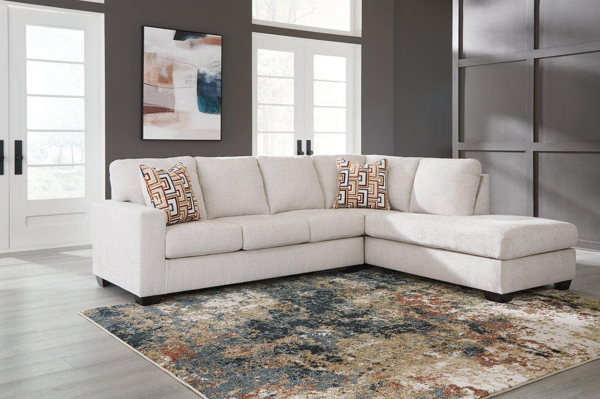 Aviemore Stone 2-Piece Sectional with Chaise