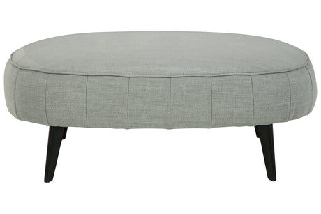 Hollyann Gray Oversized Accent Ottoman