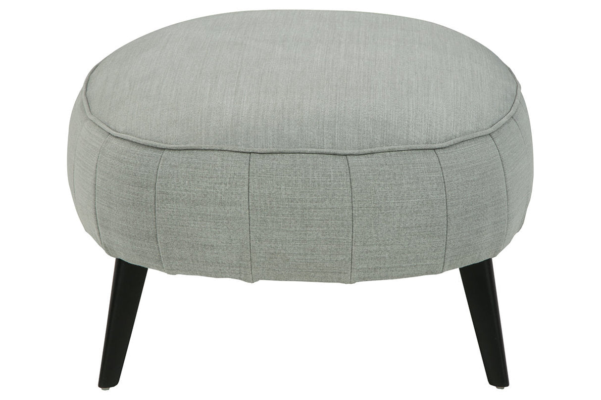 Hollyann Gray Oversized Accent Ottoman