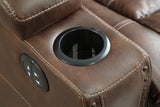 Owner's Box Thyme Power Reclining Loveseat with Console