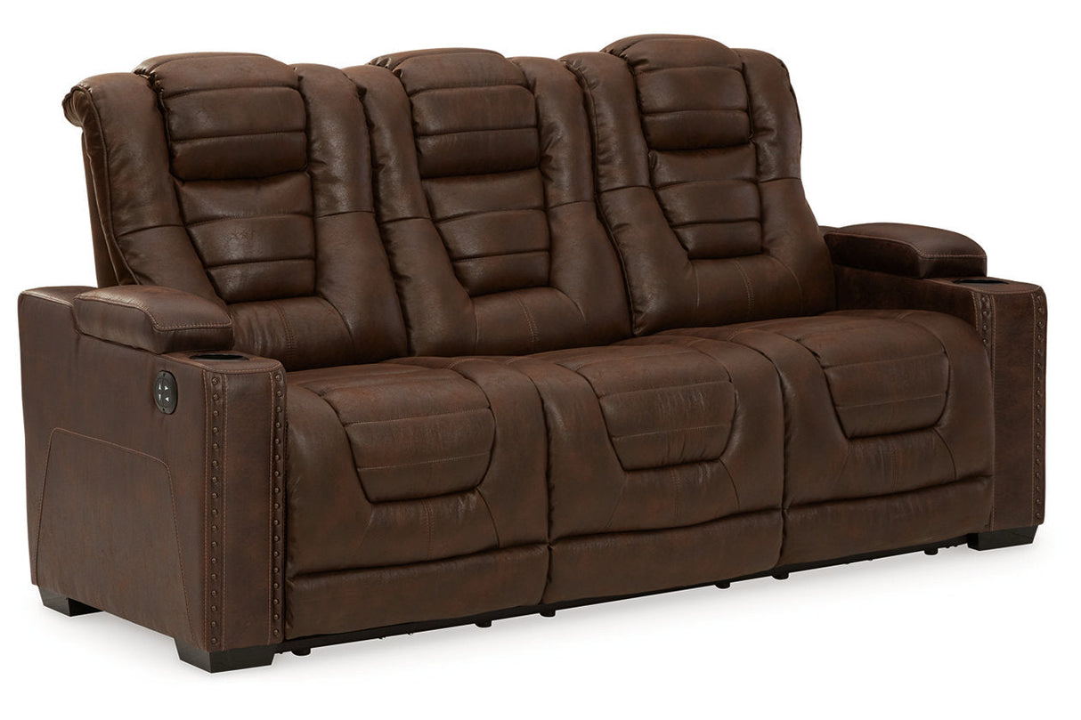 Owner's Box Thyme Power Reclining Sofa and Loveseat