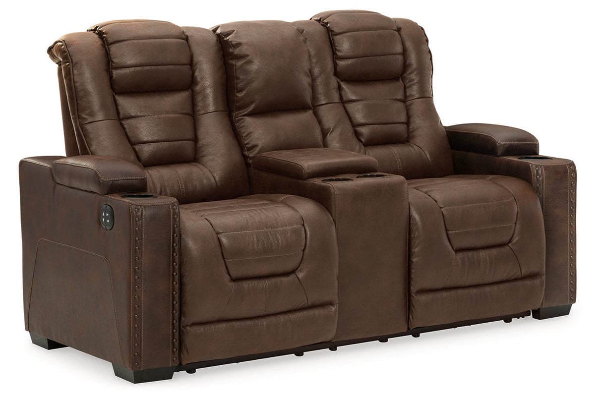 Owner's Box Thyme Power Reclining Sofa and Loveseat