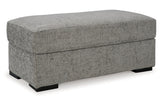 Dunmor Graphite Sofa, Loveseat, Oversized Chair and Ottoman