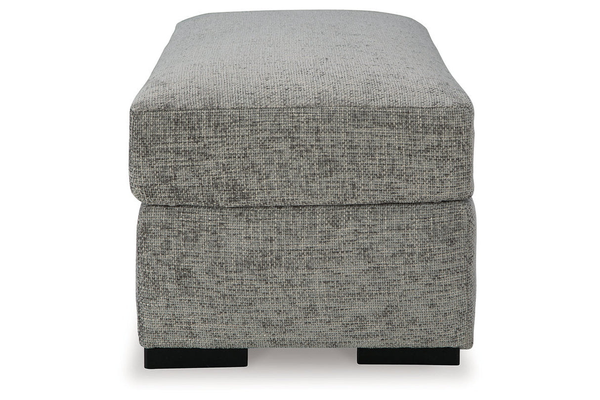 Dunmor Graphite Oversized Chair and Ottoman