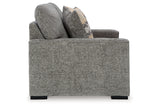 Dunmor Graphite Sofa, Loveseat, Oversized Chair and Ottoman