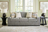 Dunmor Graphite Sofa, Loveseat, Oversized Chair and Ottoman