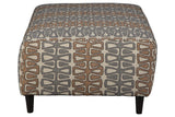 Flintshire Auburn Oversized Accent Ottoman