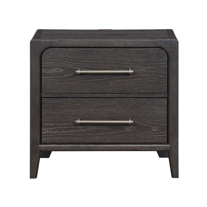 Elowen Black 5pc Set (QB+NS+DR+MR+CH) by Homelegance at Eve Furniture