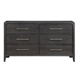 Elowen Black 5pc Set (QB+NS+DR+MR+CH) by Homelegance at Eve Furniture