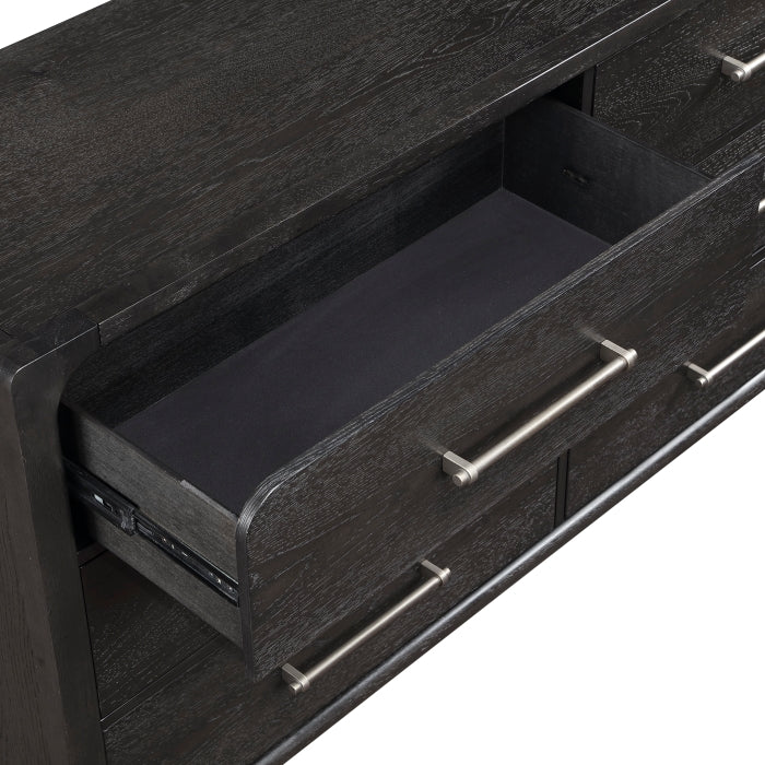Elowen Black Dresser by Homelegance at Eve Furniture
