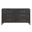 Elowen Black Dresser by Homelegance at Eve Furniture