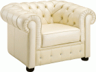 258 Armchair Full Leather by ESF Furniture at Eve Furniture