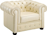 258 Armchair Full Leather by ESF Furniture at Eve Furniture