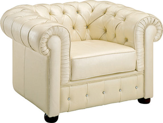 258 Armchair Full Leather by ESF Furniture at Eve Furniture