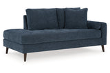 Bixler Navy Sofa and Chaise