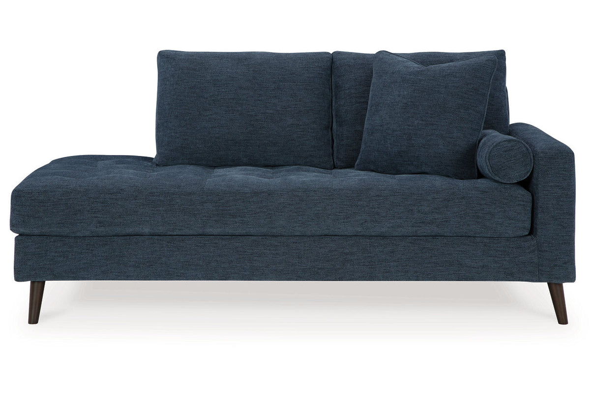 Bixler Navy Sofa and Chaise