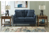 Bixler Navy Sofa, Loveseat and Chair