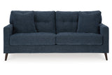 Bixler Navy Sofa and Chaise