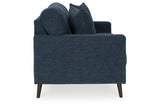 Bixler Navy Sofa and Chaise