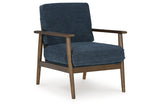 Bixler Navy Sofa and Chair