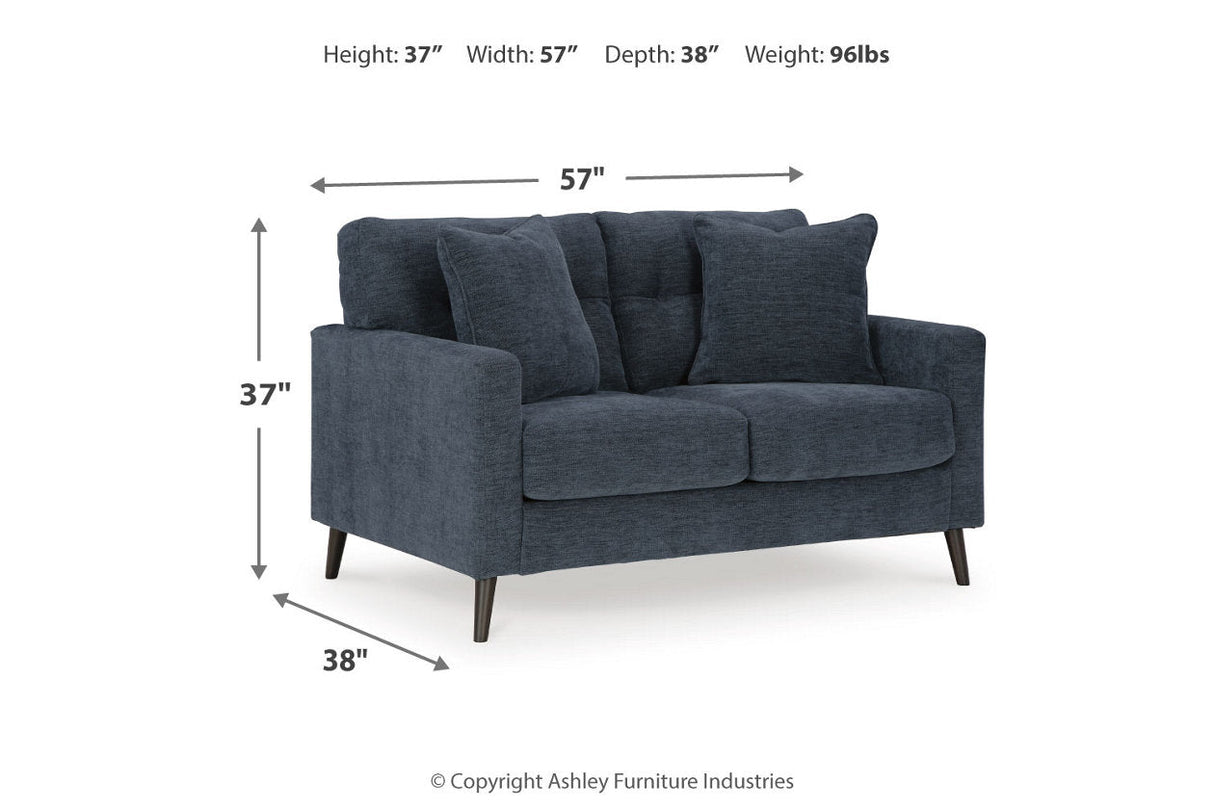 Bixler Navy Sofa, Loveseat and Chair