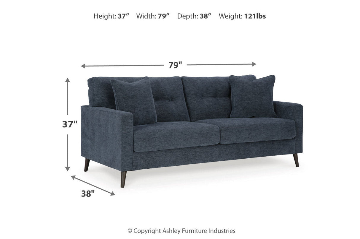 Bixler Navy Sofa, Loveseat and Chair